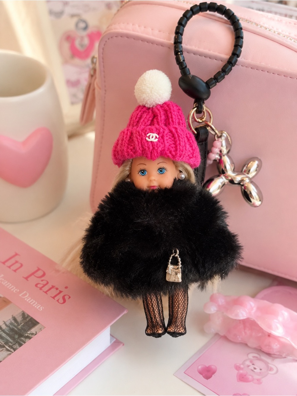 Adorable Baby Barbie Bag Charm Y2K